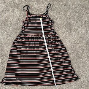 Wild Fable Black and Red Sundress Sleeveless Spaghetti Strap Mini